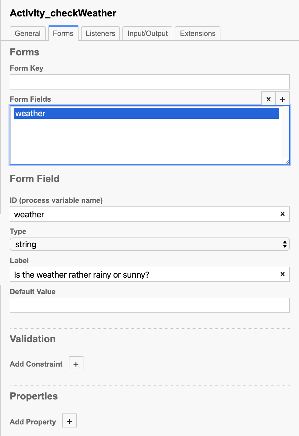 Activity checkWeather